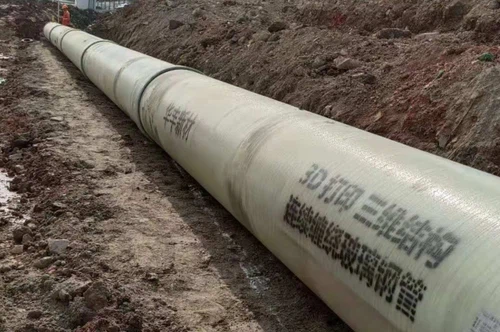Fiber Glass Piping at construction Fiber Glass Piping at construction